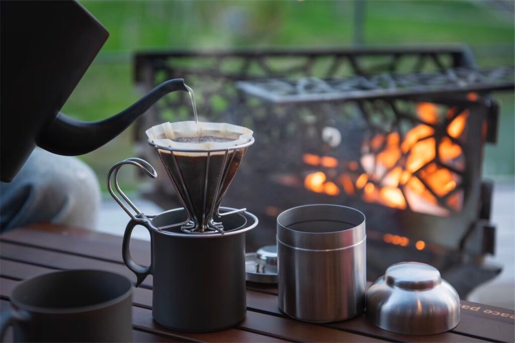 豆から淹れるコーヒー